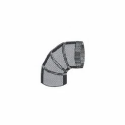 Imperial Mfg Black 6 inch Adjustable Stove Pipe Elbow 24 Gauge BM0014 - Fireplace Accessories -Cheap Storage & Moving Store ab5a95be60469a6bededf606332e8dd566cc1011 003070121 1