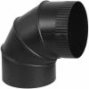 Imperial Mfg Black 8 inch Adjustable Stove Pipe Elbow 24 Gauge BM0016 - Fireplace Accessories -Cheap Storage & Moving Store adjustelbow 2