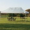 ShelterLogic 10 Foot x 20 Foot Popup Canopy White Cover - 22534 - Car Ports