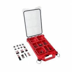 Milwaukee Shockwave™ Impact Duty Alloy Steel Screw Driver Bit Set with Packout™Case, 100 Piece Set - 48-32-4082 - Equipment Cases -Cheap Storage & Moving Store b0525589f6e3ced7cb58d925819f1ea60fdbc319 24520011 3
