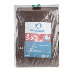 Providence Medium Duty 12 x 16 Tarp, Brown/Green - 89-201-0204 - Tarps