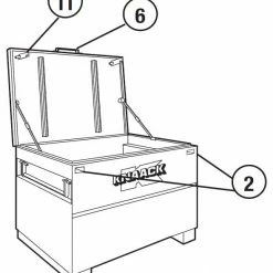 Knaack Replacement Corner Cover Catch for Jobmaster Chests 70059 - Tool Boxes -Cheap Storage & Moving Store b41eee6fa27be7a12abbf1ef7befda2cbfaa0bc7 162391254 1