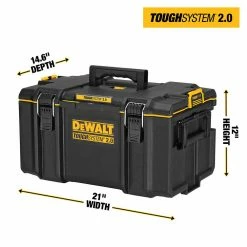 DeWalt ToughSystem 2.0 Large Tool Box - 26262606 - Tool Boxes -Cheap Storage & Moving Store b51e337f32ab47e007541385a87d65bdaf61bd2d dwst08300 4