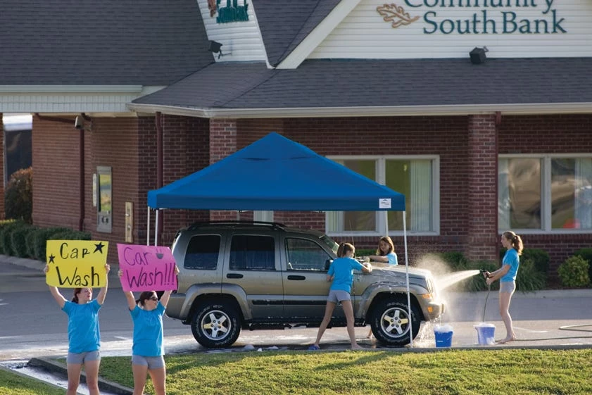 ShelterLogic 12 Foot x 12 Foot Popup Canopy Blue Cover - 22540 - Car Ports 4 ShelterLogic 12 Foot x 12 Foot Popup Canopy Blue Cover - 22540 - Car Ports - Image 2