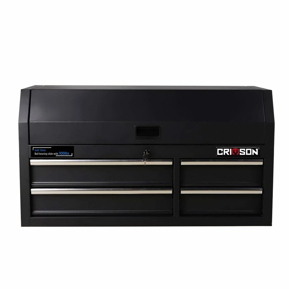 Crimson Force Top 4 Drawer 42" Gloss Black - CT421804ASC-RK - Tool Boxes 3 Crimson Force Top 4 Drawer 42" Gloss Black - CT421804ASC-RK - Tool Boxes