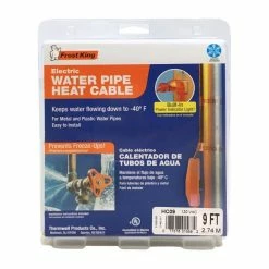 Frost King Electric Water Pipe Heat Cable 9 Foot HC9A - Tool Holders & Equipment Storage