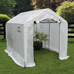 ShelterLogic GrowIt Backyard Greenhouse with Integrated Shelving - 70600 - Car Ports -Cheap Storage & Moving Store c1cc7525416cdf8cfbc09326f65b622375580950 shelterlogic growit backyard greenhouse 70600