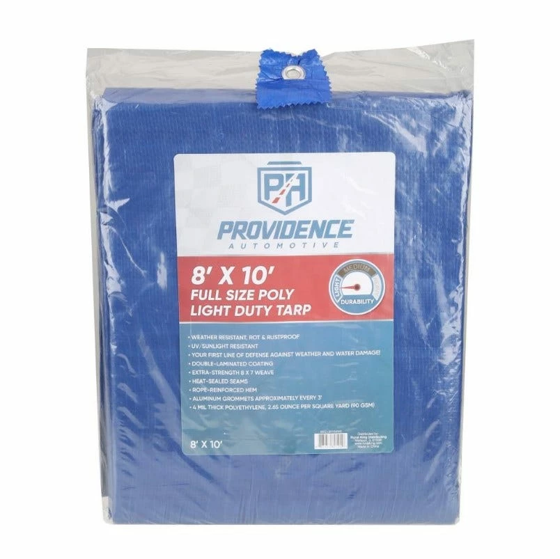 Providence 8 x 10 Light Duty Tarp, Blue - 89-194-0204 - Tarps 3 Providence 8 x 10 Light Duty Tarp, Blue - 89-194-0204 - Tarps