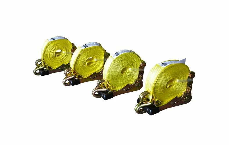 Max Load 2 inch x 27 ft J Hook Ratchet Tie Downs Pack of 4 37222 - Tool Holders & Equipment Storage 4 Max Load 2 inch x 27 ft J Hook Ratchet Tie Downs Pack of 4 37222 - Tool Holders & Equipment Storage - Image 2