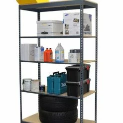 Jaken 48 x 12 x 84 5 Shelf 375 lb Cap. Medium Duty Boltless Shelving - 3AW5-481284 - Car Ports -Cheap Storage & Moving Store c7dd1062684fc2b8c50f8372cc770734369265d4 jaken 48x12x84 5 shelf 375 lb cap. medium duty shelving 3aw5 481284 2
