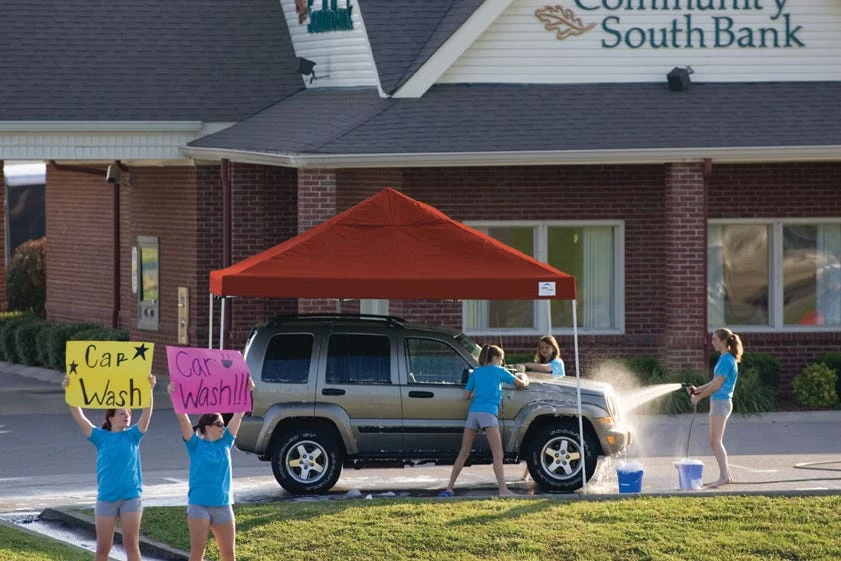 ShelterLogic 12 Foot x 12 Foot Popup Canopy Red Cover - 22539 - Car Ports 4 ShelterLogic 12 Foot x 12 Foot Popup Canopy Red Cover - 22539 - Car Ports - Image 2
