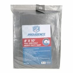 Providence Heavy Duty 8 x 10 Tarp, Silver/Black - 89-209-0204 - Tarps