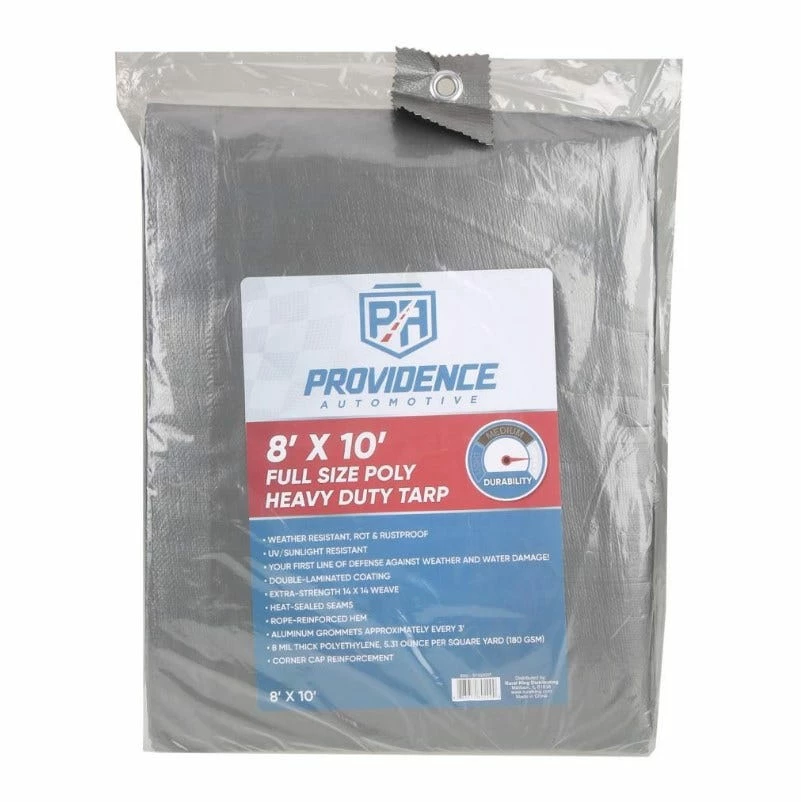 Providence Heavy Duty 8 x 10 Tarp, Silver/Black - 89-209-0204 - Tarps 3 Providence Heavy Duty 8 x 10 Tarp, Silver/Black - 89-209-0204 - Tarps