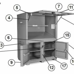 Knaack Rotary Latch Handle 70017 - Tool Boxes -Cheap Storage & Moving Store e83505418a410ebd549924bb7f04c326ff61cb77 162391288 1