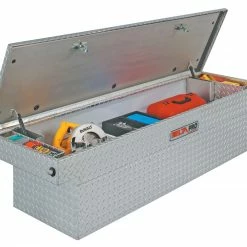 Delta Pro Aluminum Single Lid, Full-Size, Deep Crossover Truck Box - PAC1582000 - Tool Boxes