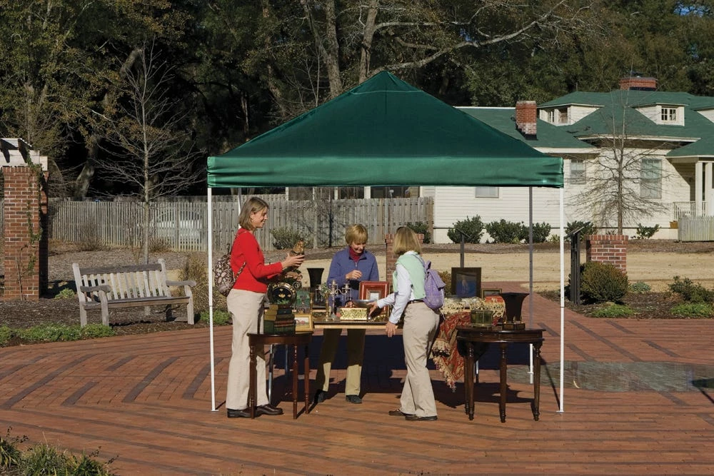 ShelterLogic 10 Foot x 10 Foot Popup Canopy Green Cover - 22563 - Car Ports 3 ShelterLogic 10 Foot x 10 Foot Popup Canopy Green Cover - 22563 - Car Ports