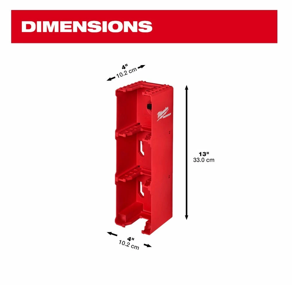 Milwaukee PACKOUT™ M18™ Battery Rack - 48-22-8339 - Tool Holders & Equipment Storage 5 Milwaukee PACKOUT™ M18™ Battery Rack - 48-22-8339 - Tool Holders & Equipment Storage - Image 3